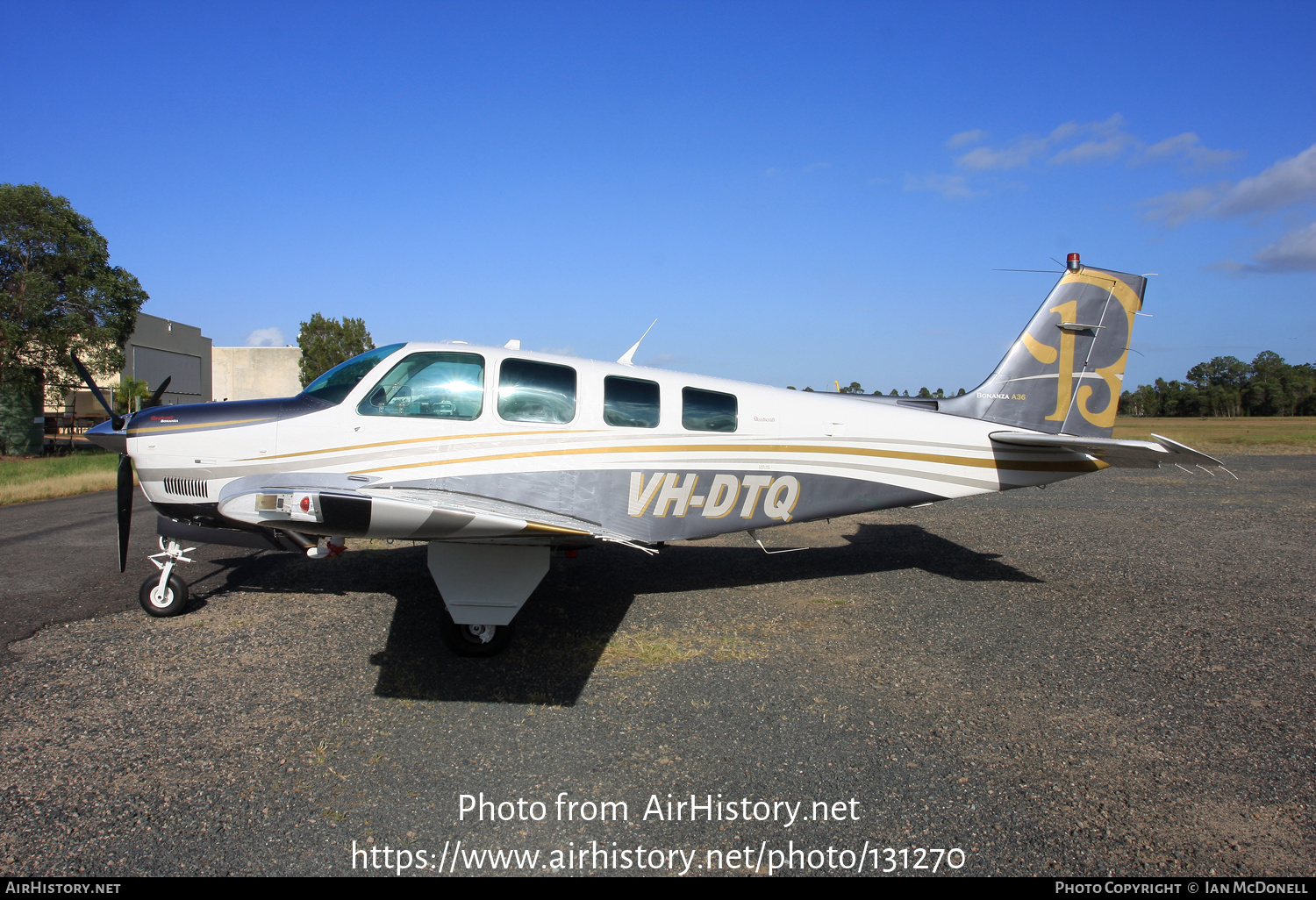 Aircraft Photo of VH-DTQ | Raytheon A36 Bonanza 36 | AirHistory.net #131270