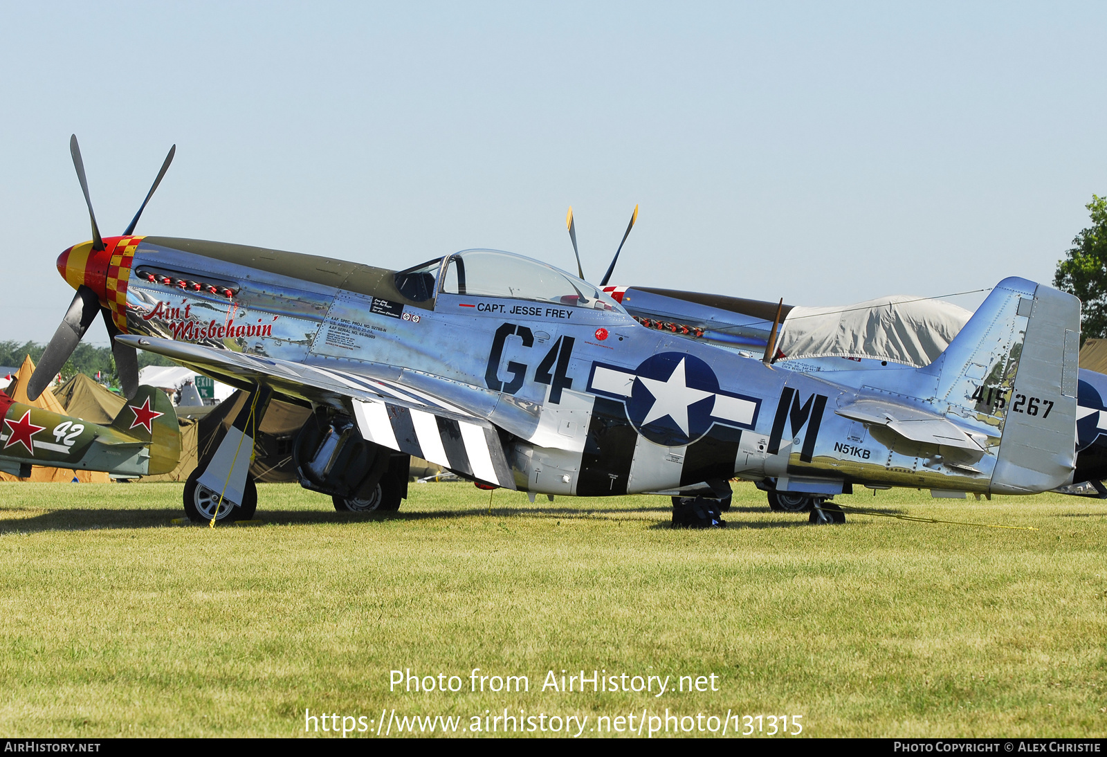 Aircraft Photo of N51KB / 415267 | North American P-51D Mustang | USA - Air Force | AirHistory.net #131315