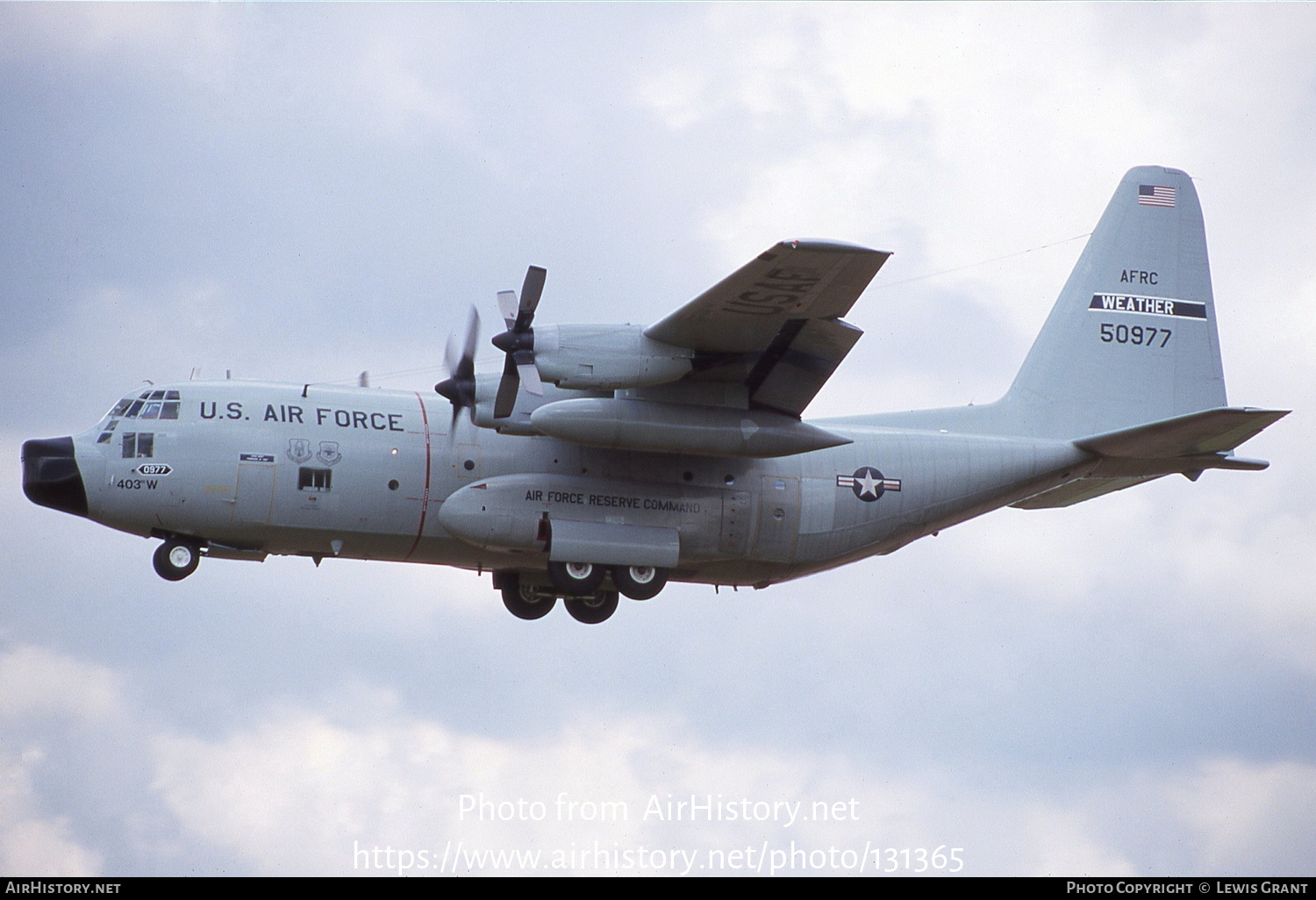 Aircraft Photo of 65-0977 / 50977 | Lockheed WC-130H Hercules (L-382) | USA - Air Force | AirHistory.net #131365