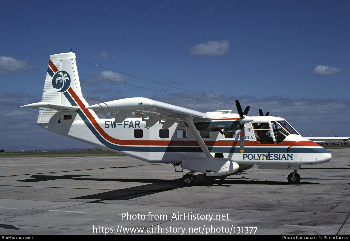 Aircraft Photo of 5W-FAR | GAF N-22B Nomad | Polynesian Airlines | AirHistory.net #131377