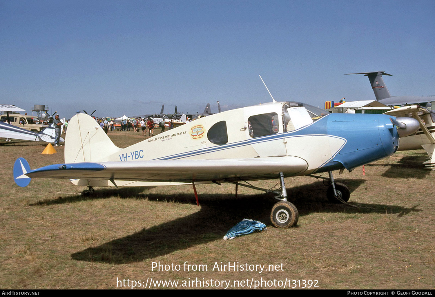 Aircraft Photo of VH-YBC | Bellanca 14-13-2 Cruisair Senior | World Vintage Air Rally | AirHistory.net #131392