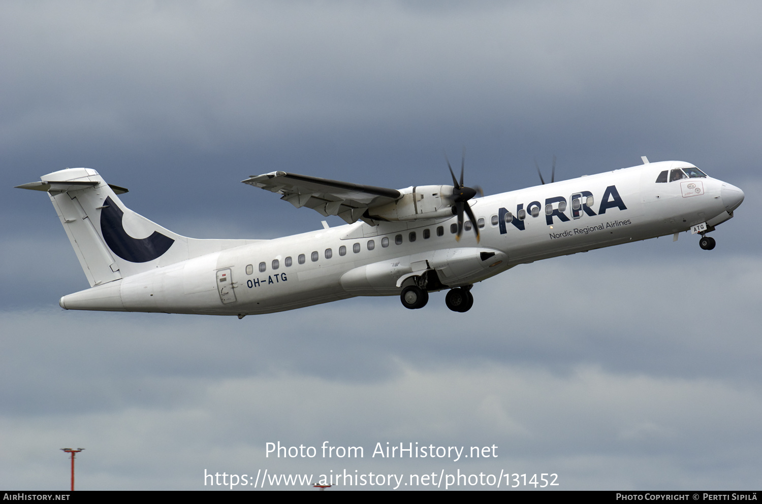 Aircraft Photo of OH-ATG | ATR ATR-72-500 (ATR-72-212A) | Norra - Nordic Regional Airlines | AirHistory.net #131452