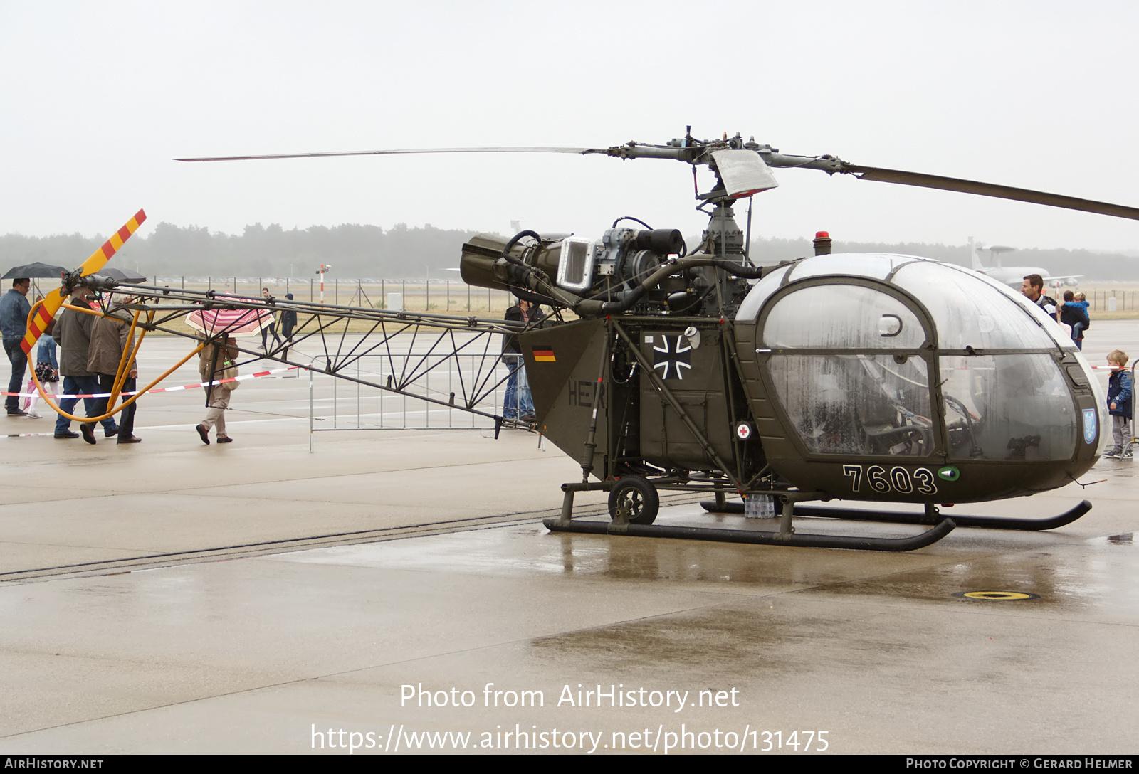 Aircraft Photo of 7603 | Sud SE-3130 Alouette II | Germany - Army | AirHistory.net #131475