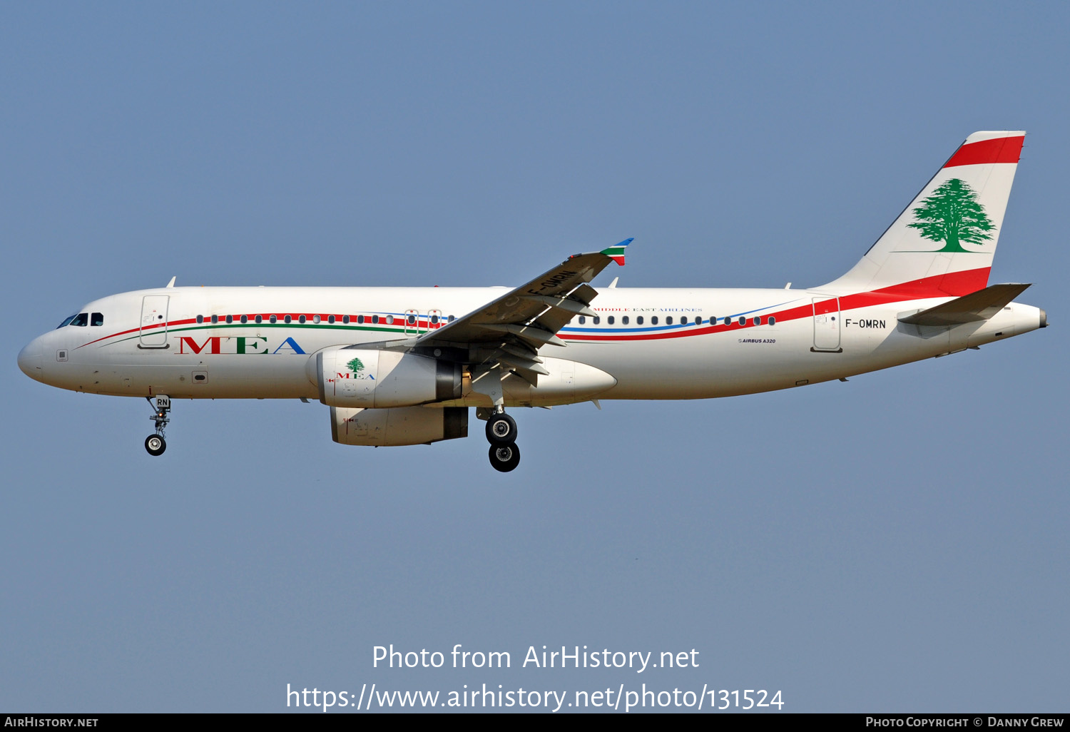 Aircraft Photo of F-OMRN | Airbus A320-232 | MEA - Middle East Airlines | AirHistory.net #131524