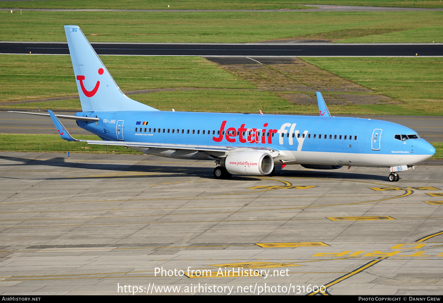 Aircraft Photo of OO-JBG | Boeing 737-8K5 | Jetairfly | AirHistory.net #131600