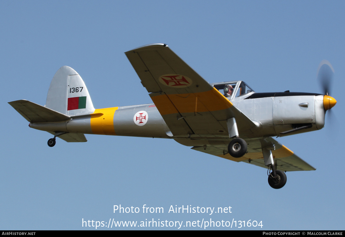 Aircraft Photo of G-UANO / 1367 | De Havilland Canada DHC-1 Chipmunk T20 | Portugal - Air Force | AirHistory.net #131604