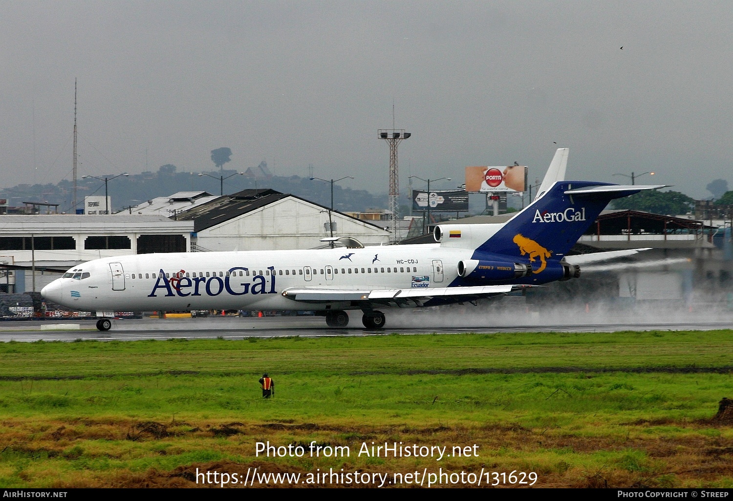 Aircraft Photo of HC-CDJ | Boeing 727-227/Adv | AeroGal | AirHistory.net #131629