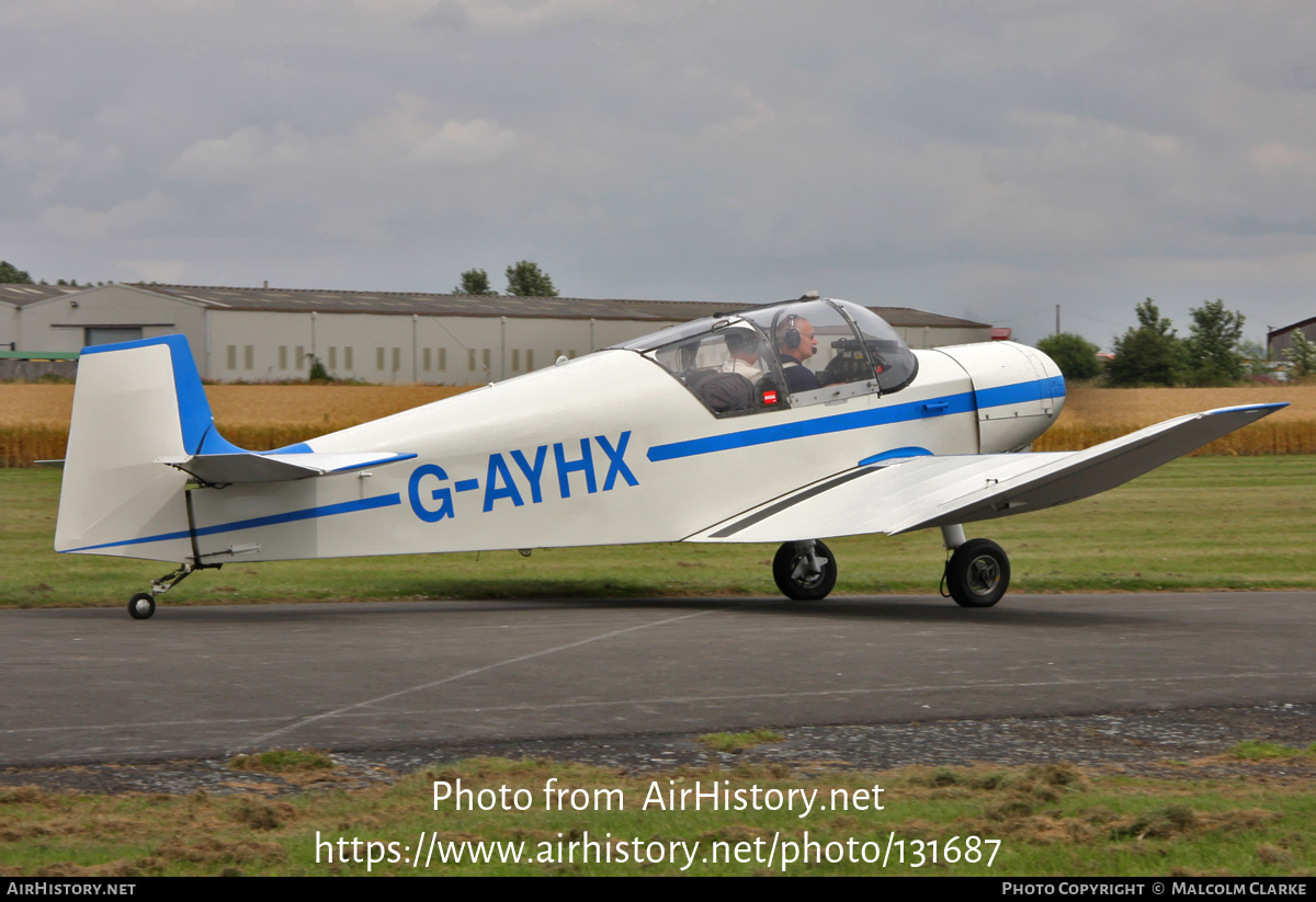 Aircraft Photo of G-AYHX | SAN Jodel D-117A | AirHistory.net #131687