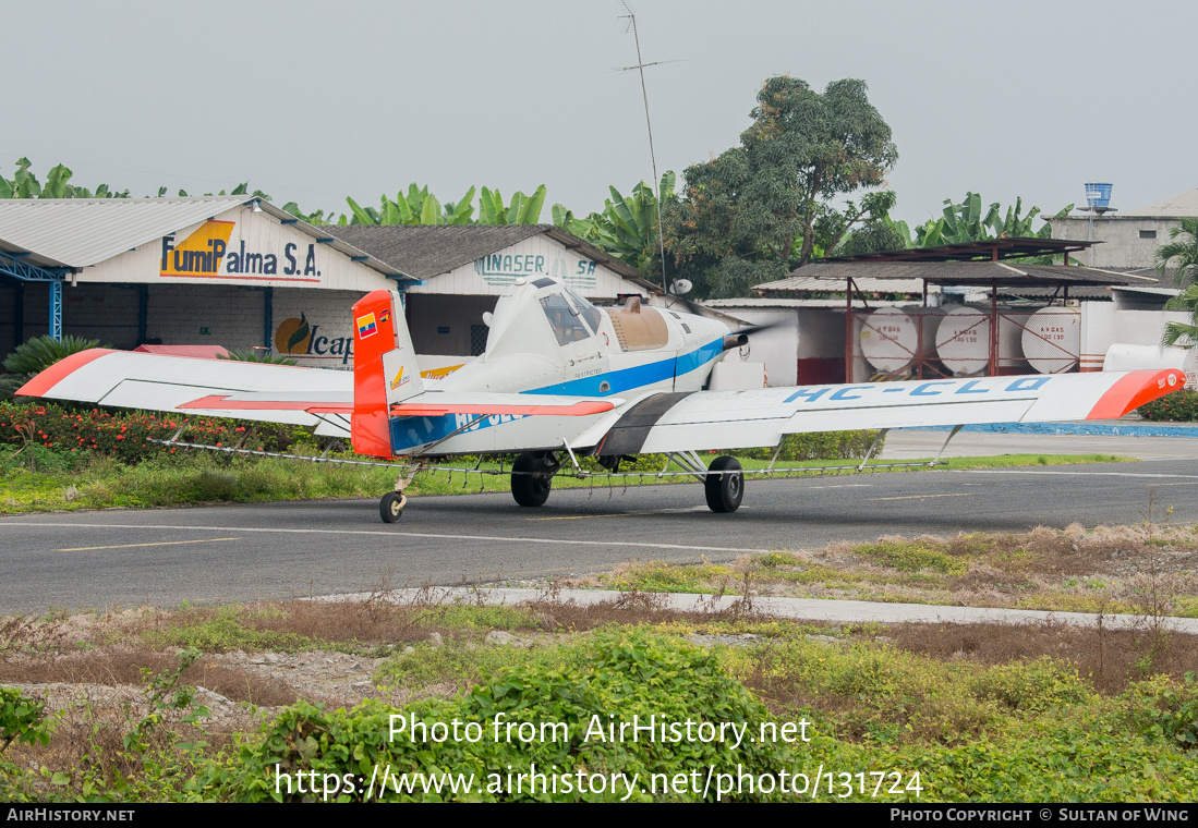 Aircraft Photo of HC-CLQ | Thrush S2R-T34 Thrush 510P | Fumipalma | AirHistory.net #131724