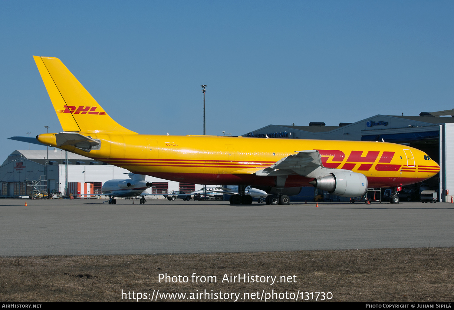 Aircraft Photo of OO-DIH | Airbus A300B4-103 | DHL International | AirHistory.net #131730