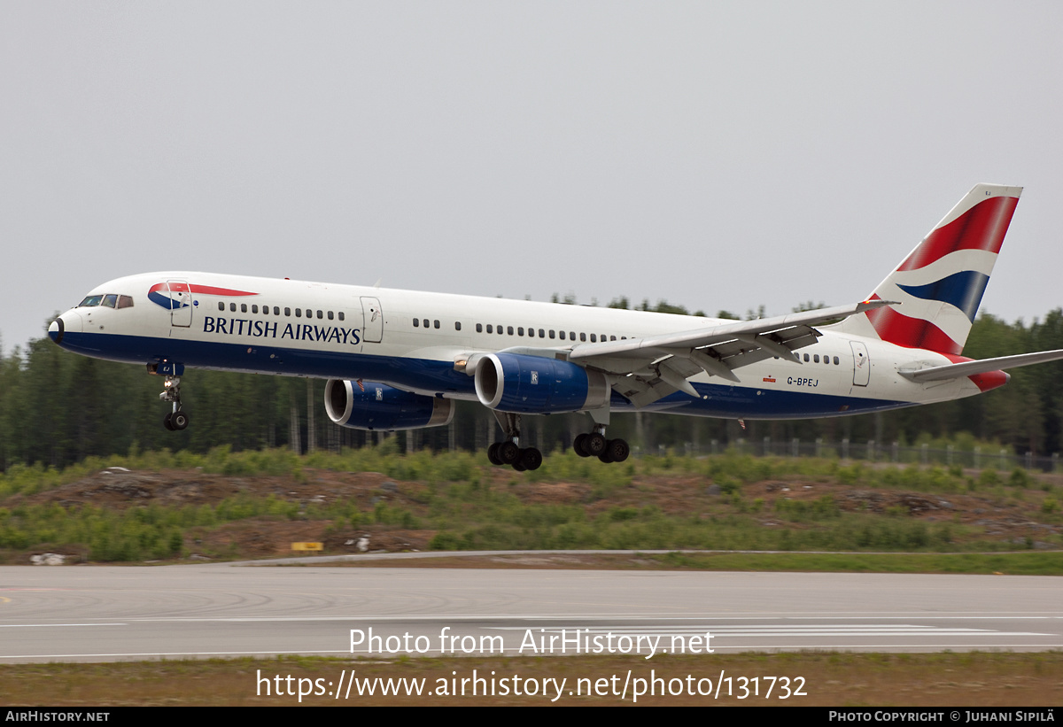 Aircraft Photo of G-BPEJ | Boeing 757-236 | British Airways | AirHistory.net #131732