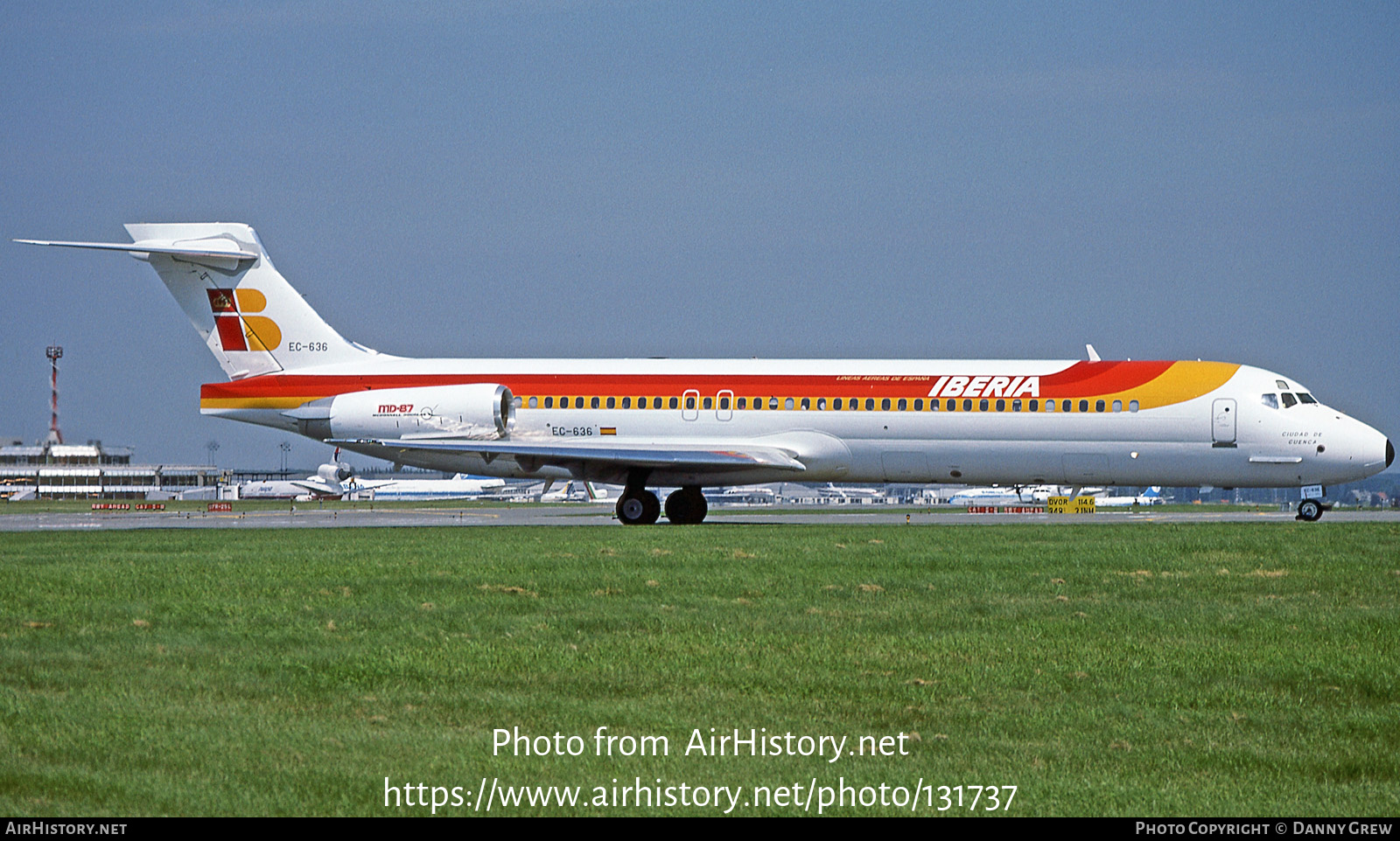 Aircraft Photo of EC-636 | McDonnell Douglas MD-87 (DC-9-87) | Iberia | AirHistory.net #131737