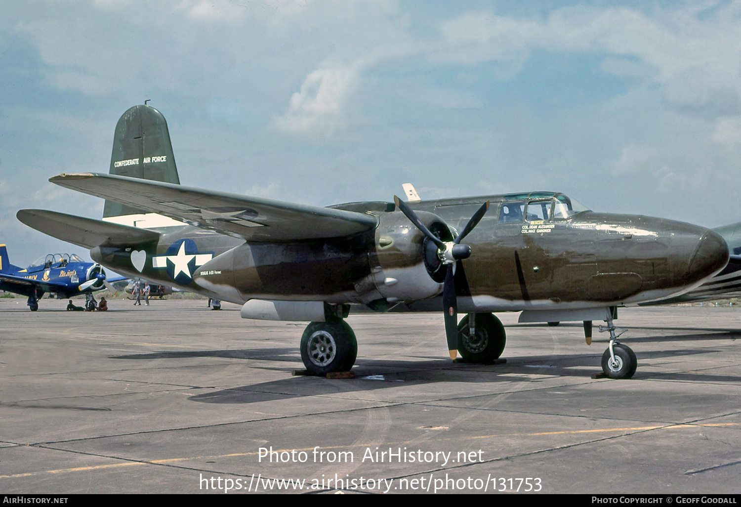 Aircraft Photo of N3WF | Douglas A-20G Havoc | Confederate Air Force | USA - Air Force | AirHistory.net #131753