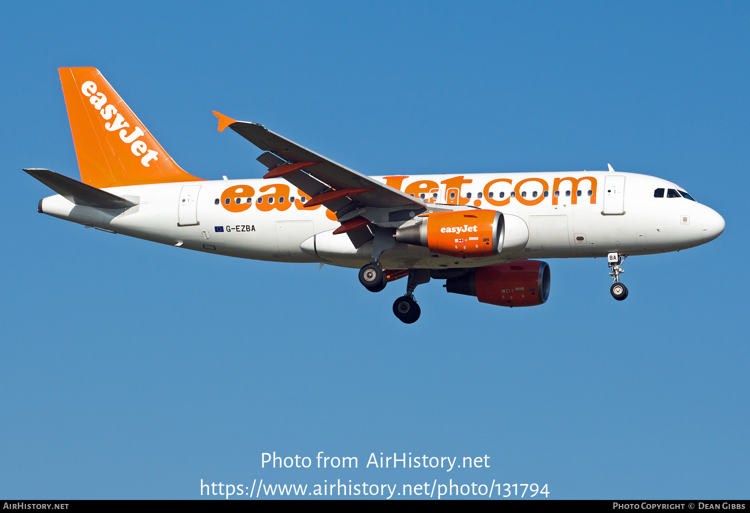 Aircraft Photo of G-EZBA | Airbus A319-111 | EasyJet | AirHistory.net #131794