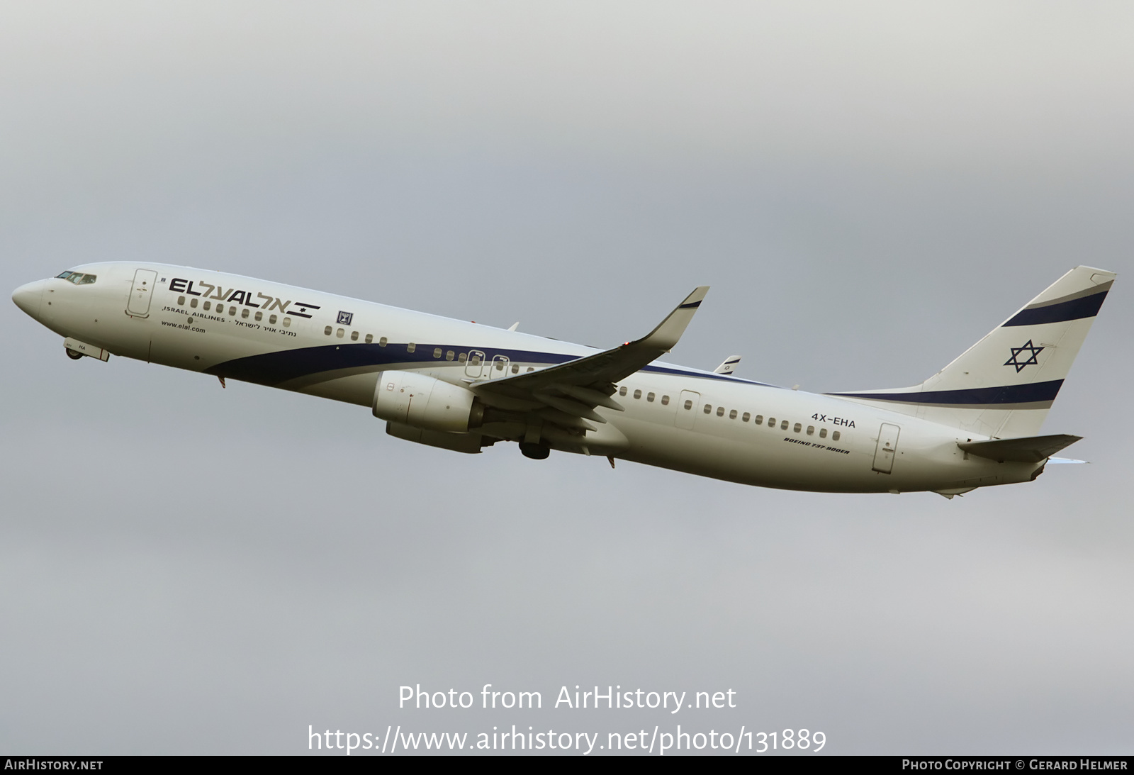 Aircraft Photo of 4X-EHA | Boeing 737-958/ER | El Al Israel Airlines | AirHistory.net #131889