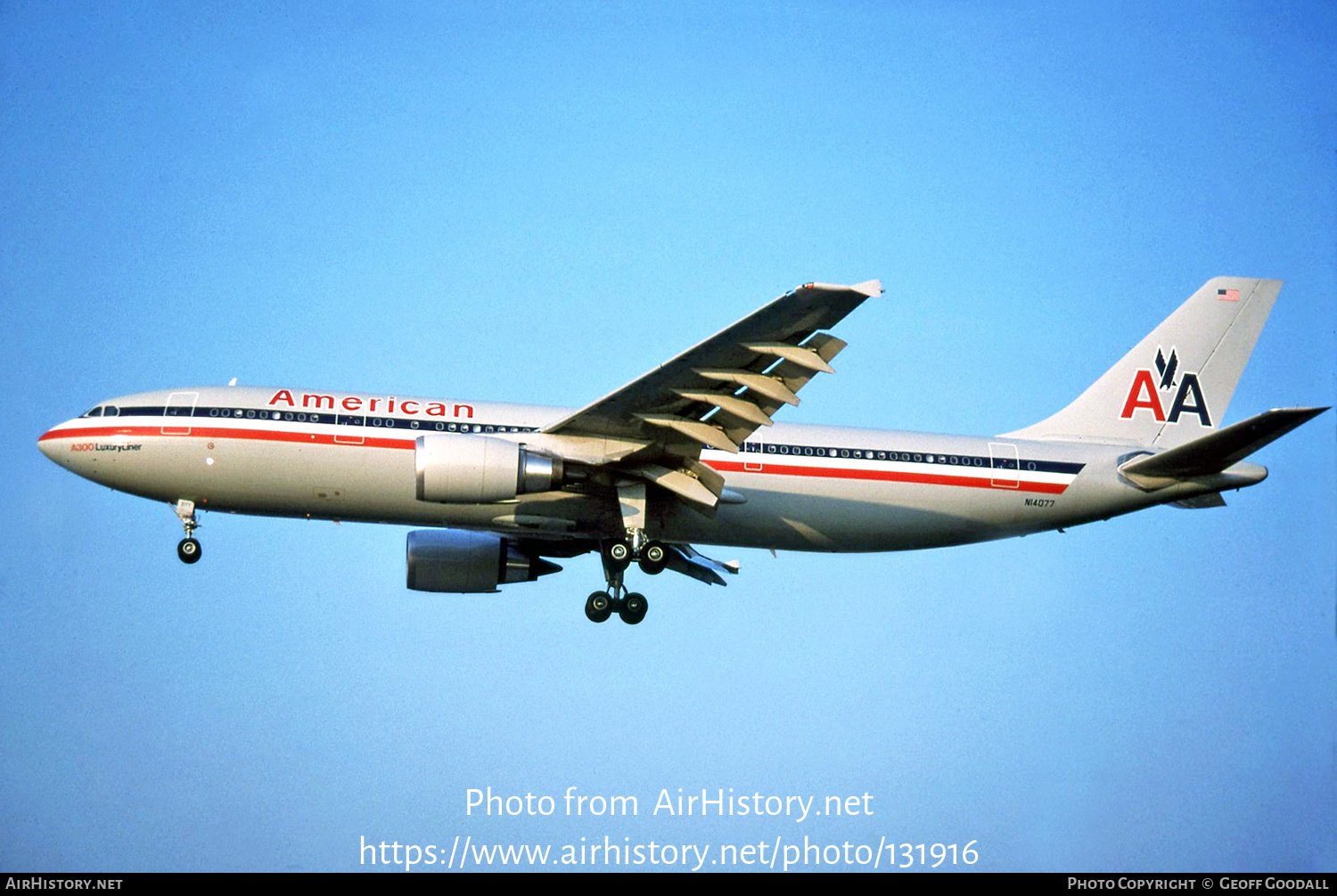 Aircraft Photo of N14077 | Airbus A300B4-605R | American Airlines | AirHistory.net #131916