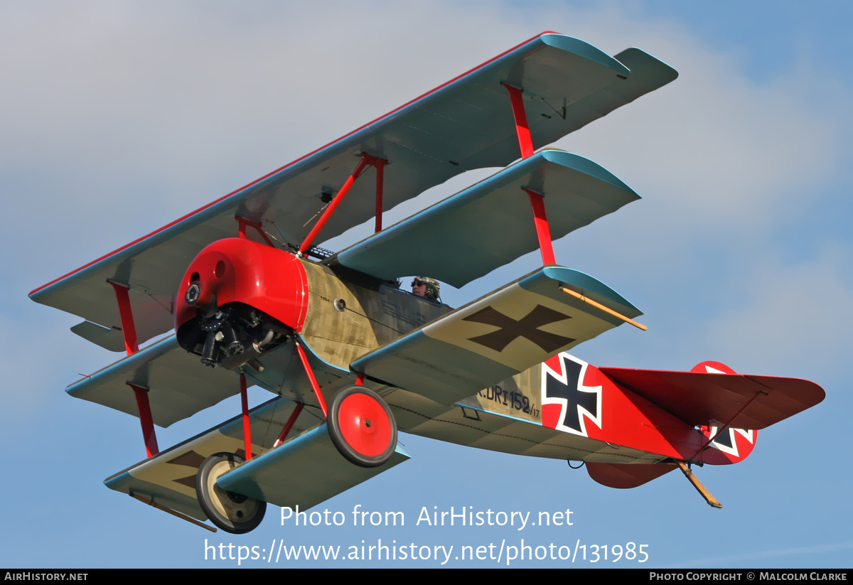 Aircraft Photo of G-BVGZ / 152/17 | Fokker Dr.1 (replica) | Germany - Air Force | AirHistory.net #131985