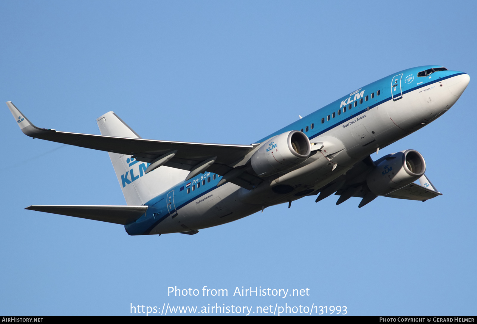 Aircraft Photo of PH-BGN | Boeing 737-7K2 | KLM - Royal Dutch Airlines | AirHistory.net #131993