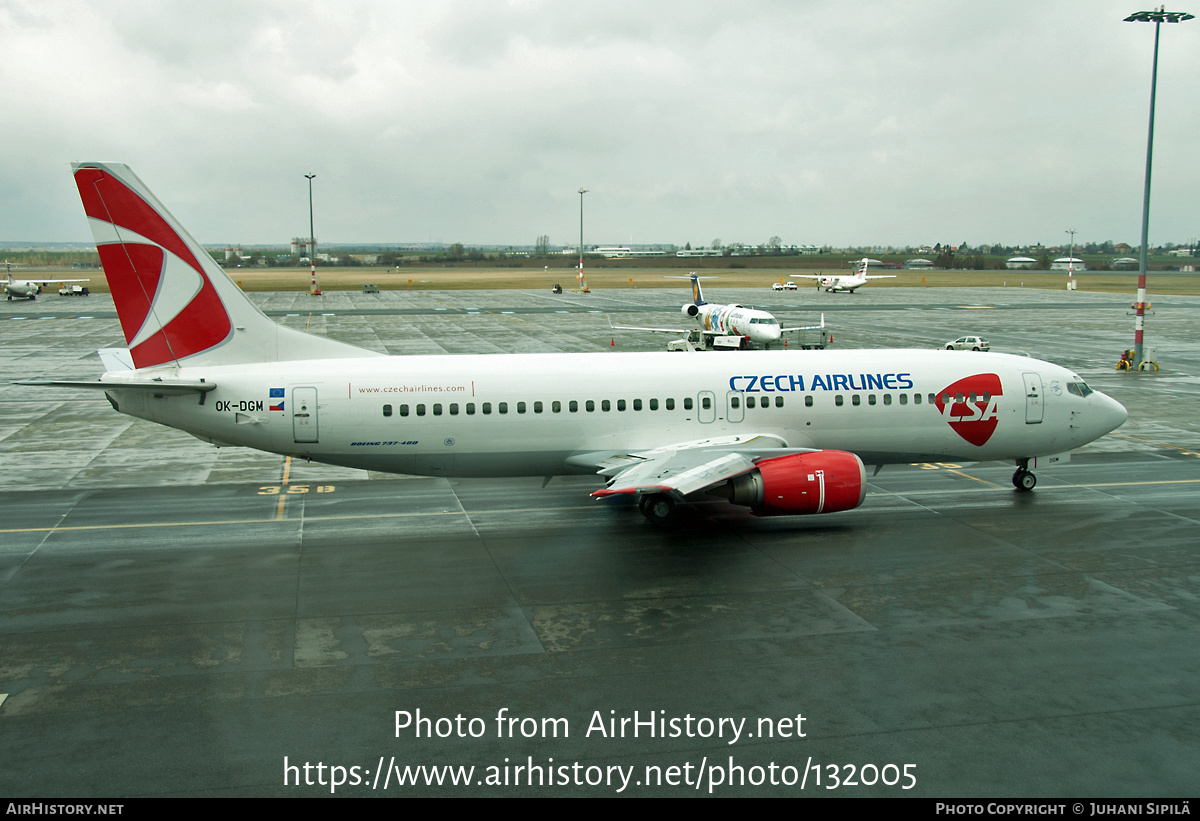 Aircraft Photo of OK-DGM | Boeing 737-45S | ČSA - Czech Airlines | AirHistory.net #132005