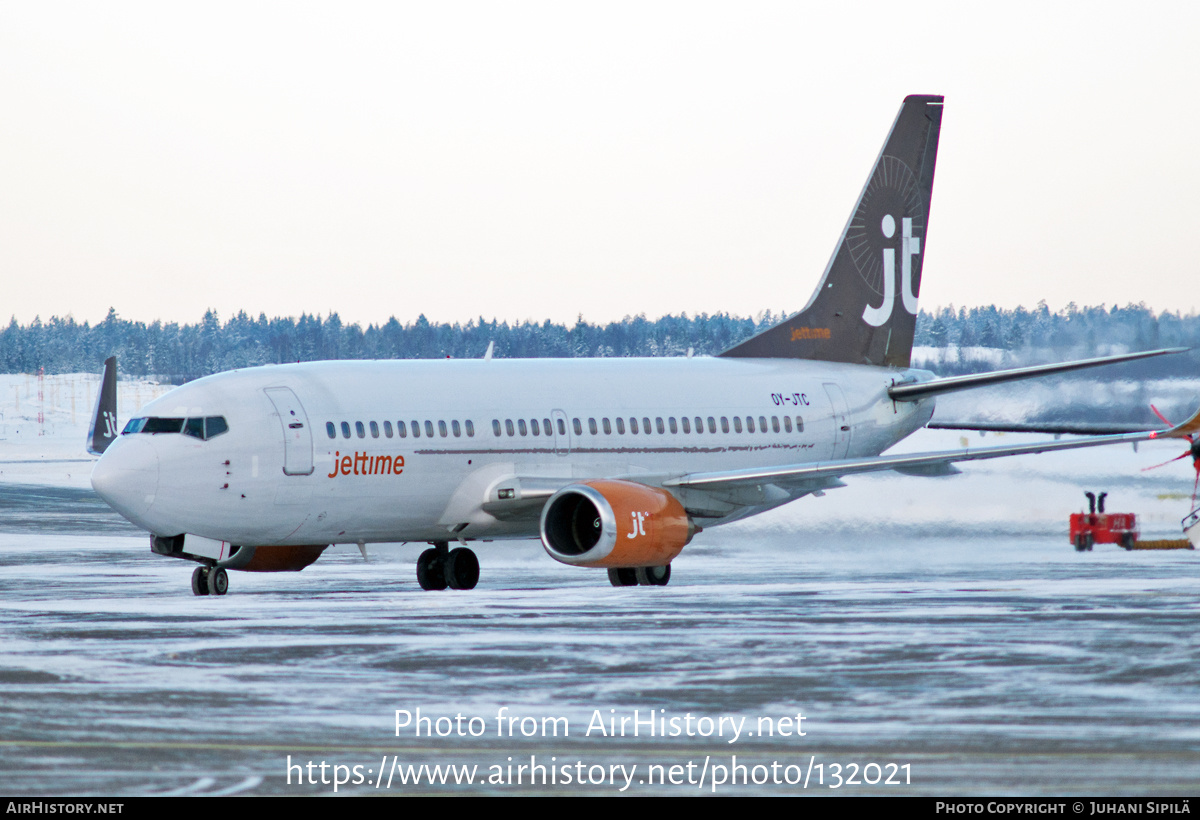 Aircraft Photo of OY-JTC | Boeing 737-3L9 | Jettime | AirHistory.net #132021