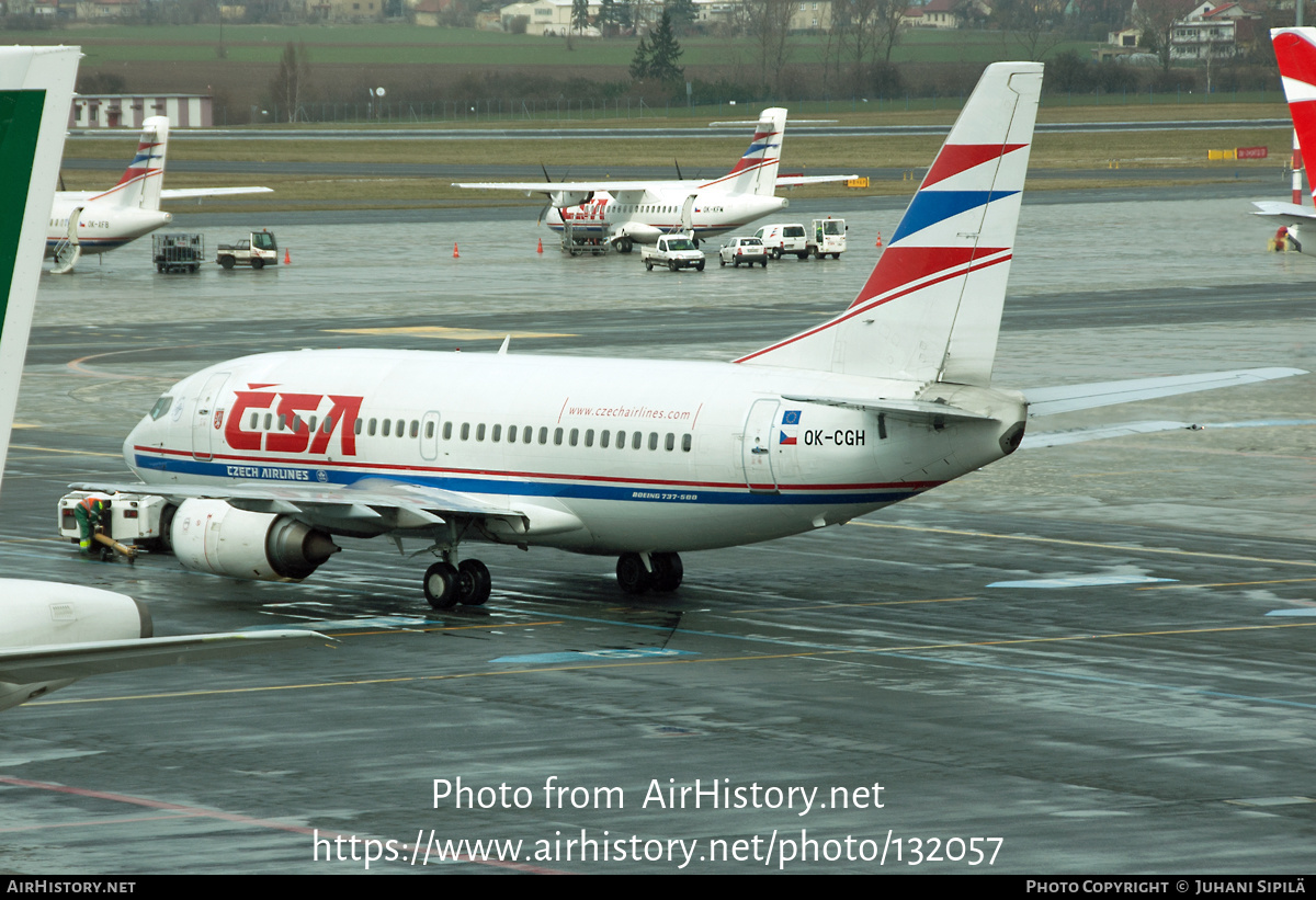 Aircraft Photo of OK-CGH | Boeing 737-55S | ČSA - Czech Airlines | AirHistory.net #132057