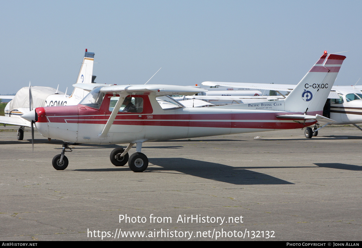 Aircraft Photo of C-GXQC | Cessna 152 | Pacific Flying Club | AirHistory.net #132132