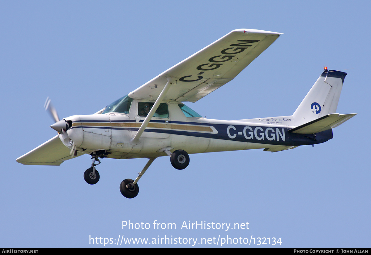 Aircraft Photo of C-GGGN | Cessna 152 | Pacific Flying Club | AirHistory.net #132134