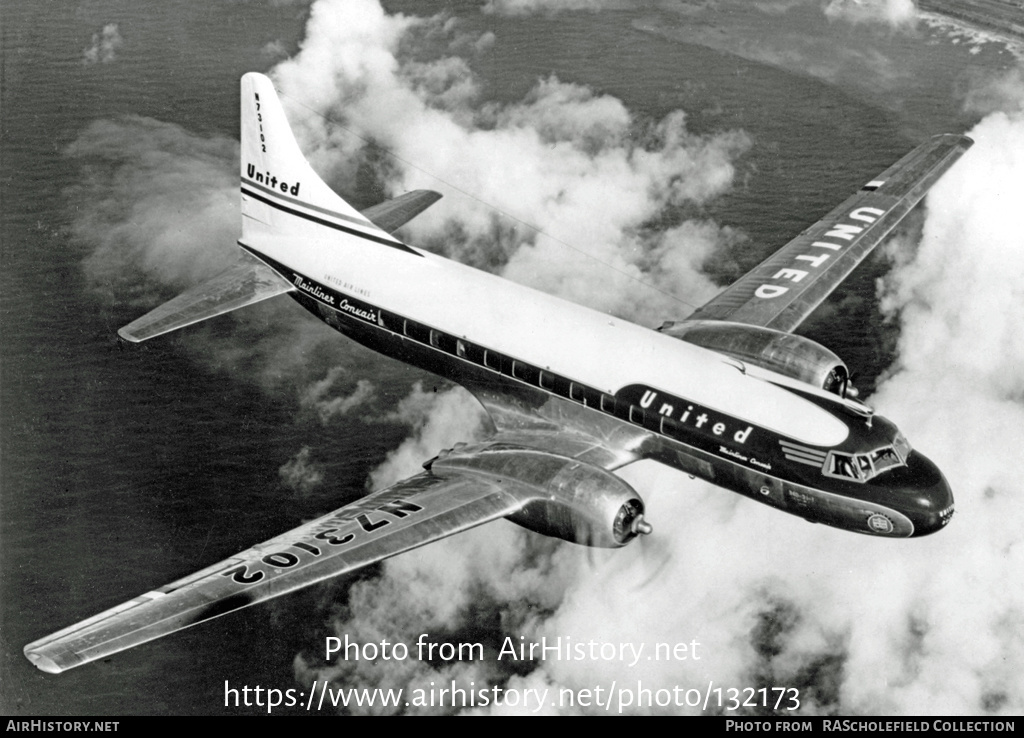 Aircraft Photo of N73102 | Convair 340-31 | United Air Lines | AirHistory.net #132173