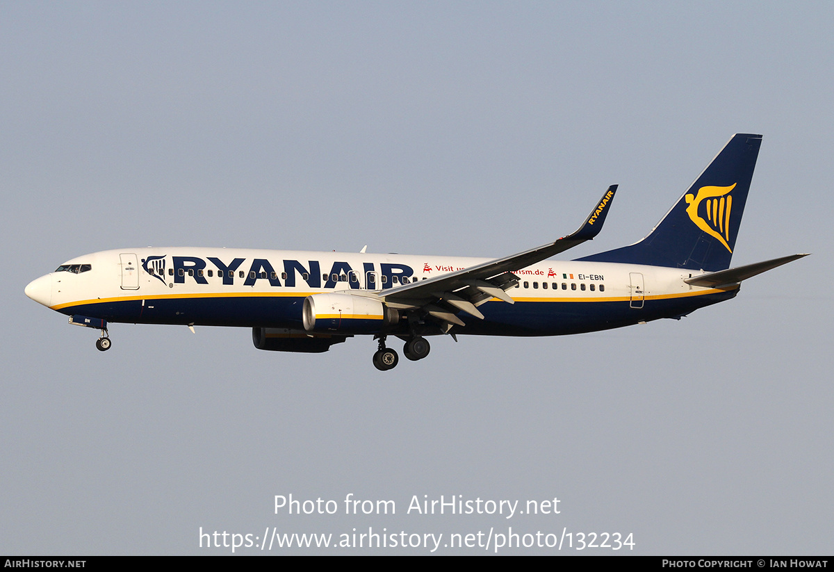 Aircraft Photo of EI-EBN | Boeing 737-8AS | Ryanair | AirHistory.net #132234