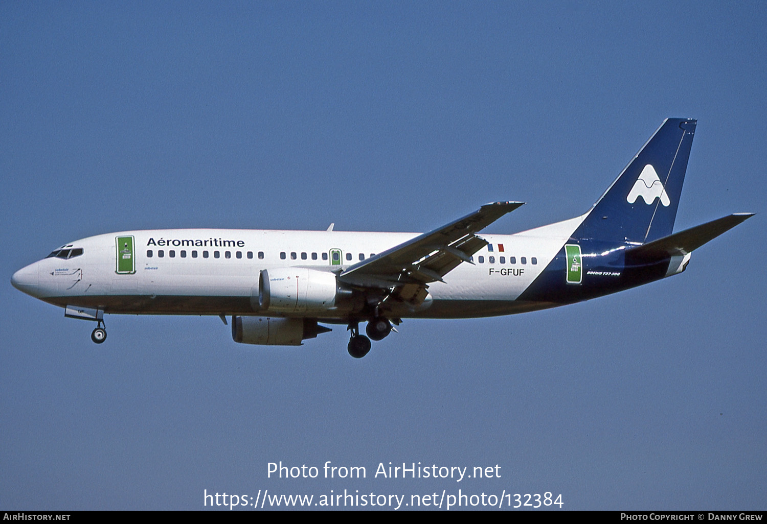 Aircraft Photo of F-GFUF | Boeing 737-3B3(QC) | Aéromaritime | AirHistory.net #132384