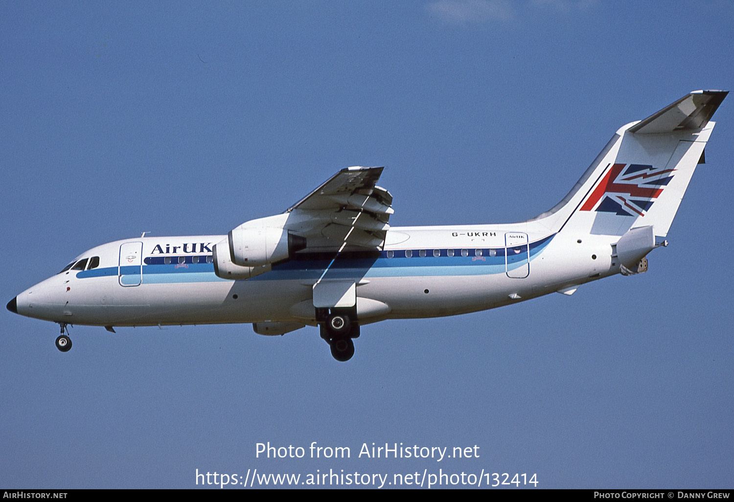 Aircraft Photo of G-UKRH | British Aerospace BAe-146-200A | Air UK | AirHistory.net #132414