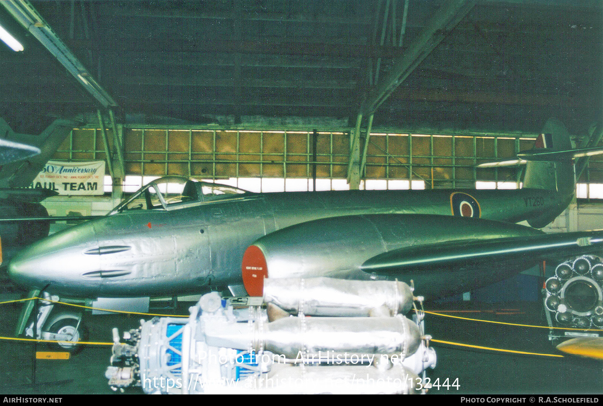 Aircraft Photo of VT260 | Gloster Meteor F4 | UK - Air Force | AirHistory.net #132444