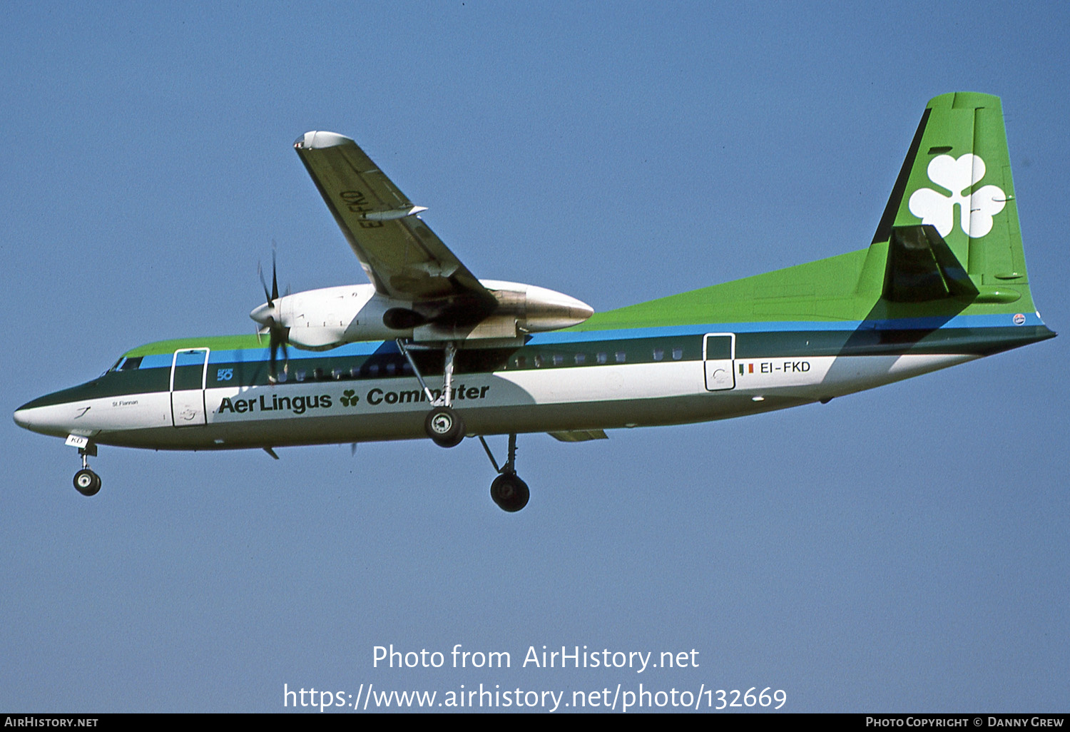 Aircraft Photo of EI-FKD | Fokker 50 | Aer Lingus Commuter | AirHistory.net #132669