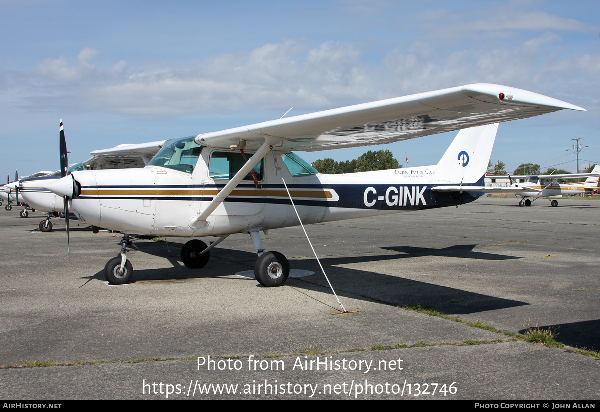 Aircraft Photo of C-GINK | Cessna 152 | Pacific Flying Club | AirHistory.net #132746