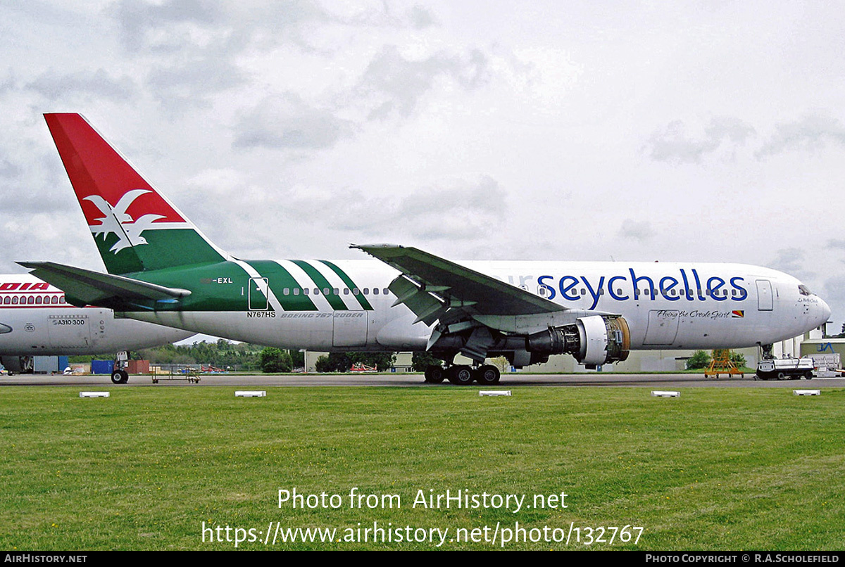 Aircraft Photo of N767HS | Boeing 767-204(ER) | Air Seychelles | AirHistory.net #132767