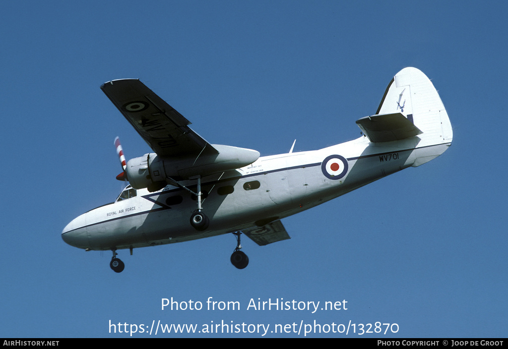 Aircraft Photo of WV701 | Percival P.66 Pembroke C.1 | UK - Air Force | AirHistory.net #132870