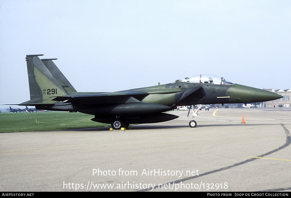 Aircraft Photo of 71-0291 / AF71-291 | McDonnell Douglas F-15B Eagle | USA - Air Force | AirHistory.net #132918