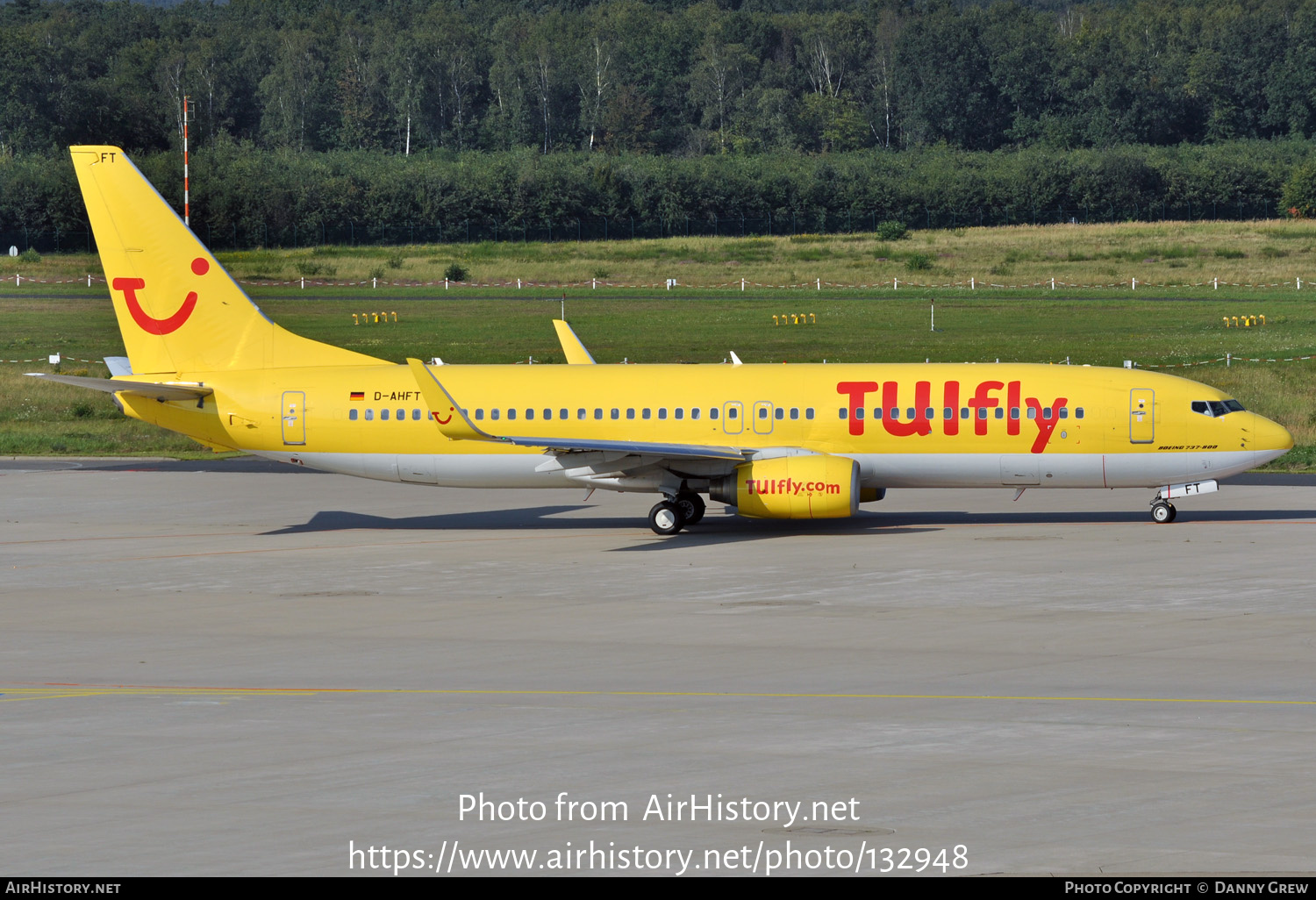 Aircraft Photo of D-AHFT | Boeing 737-8K5 | TUIfly | AirHistory.net #132948