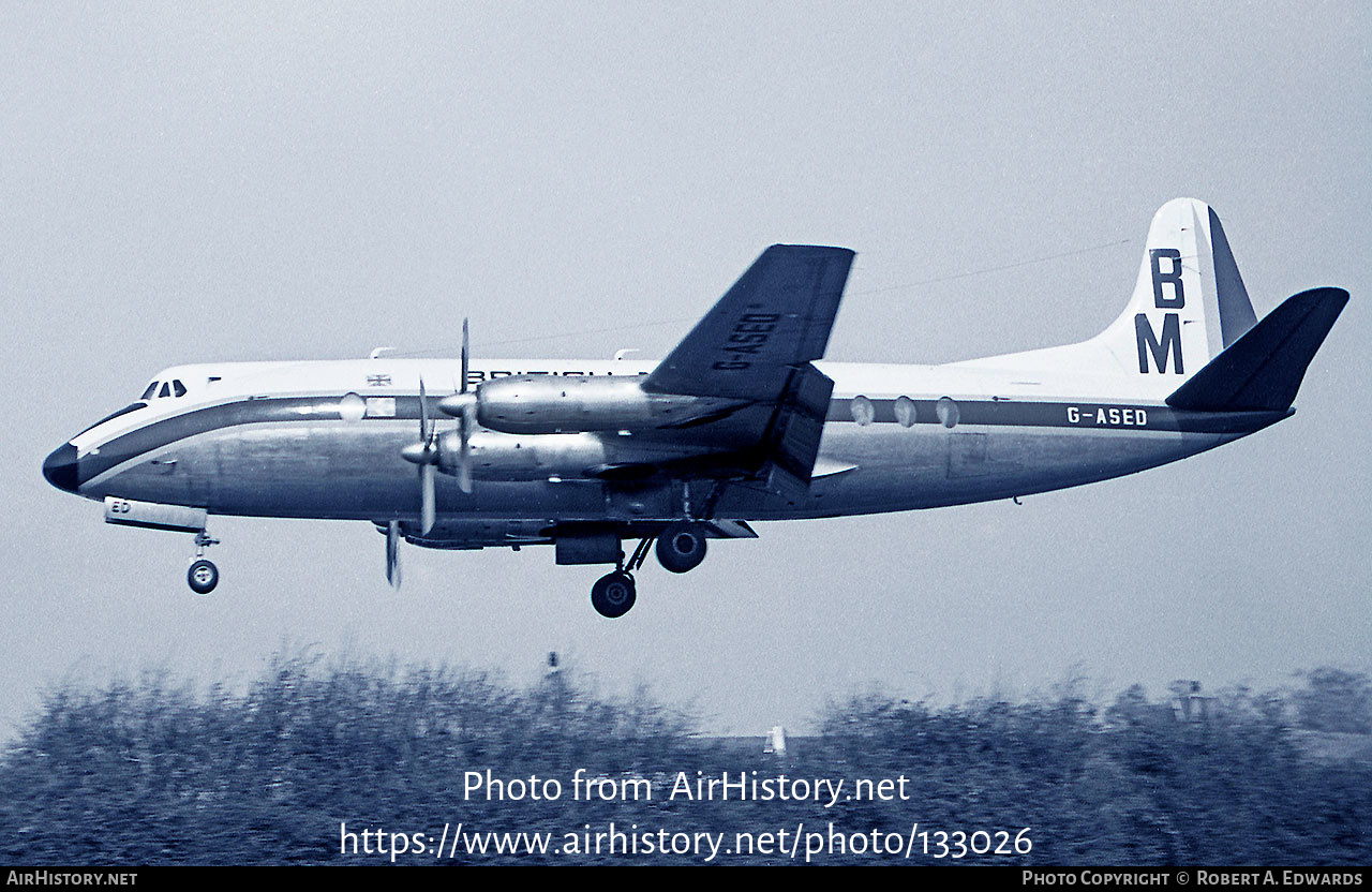 Aircraft Photo of G-ASED | Vickers 831 Viscount | British Midland Airways - BMA | AirHistory.net #133026