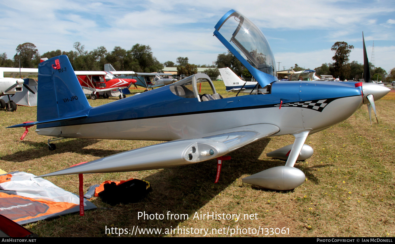 Aircraft Photo of VH-JPD | Van's RV-7 | AirHistory.net #133061