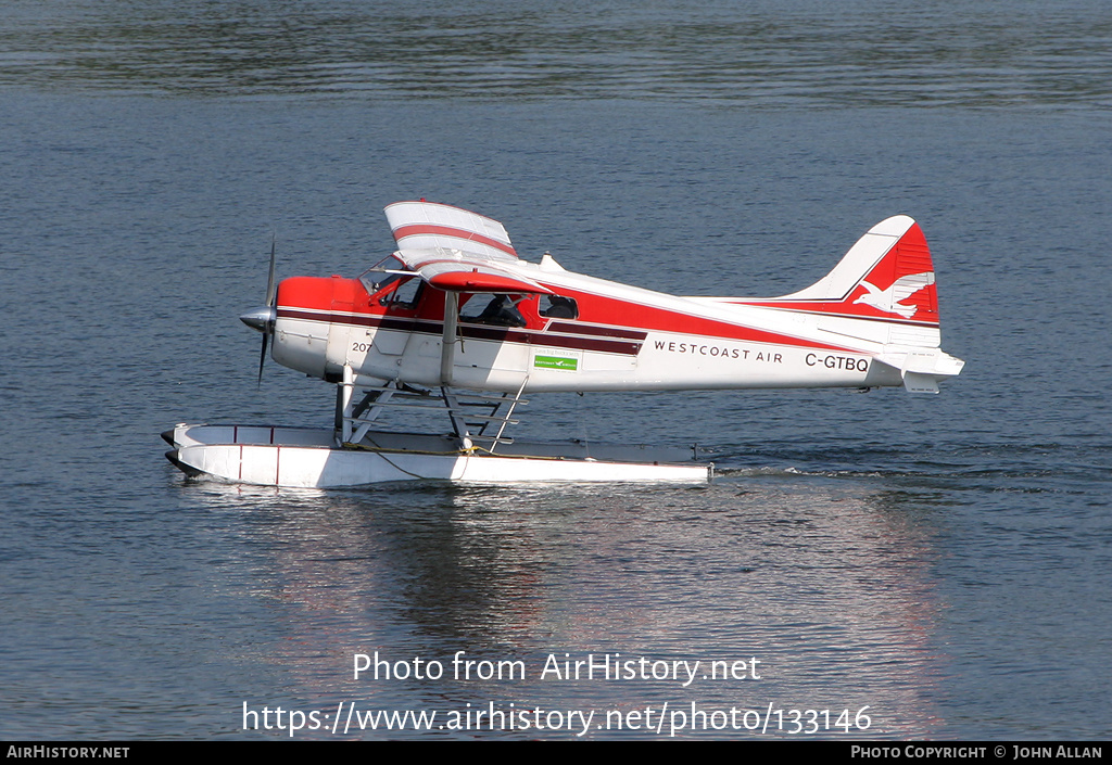 Aircraft Photo of C-GTBQ | De Havilland Canada DHC-2 Beaver Mk1 | Westcoast Air | AirHistory.net #133146