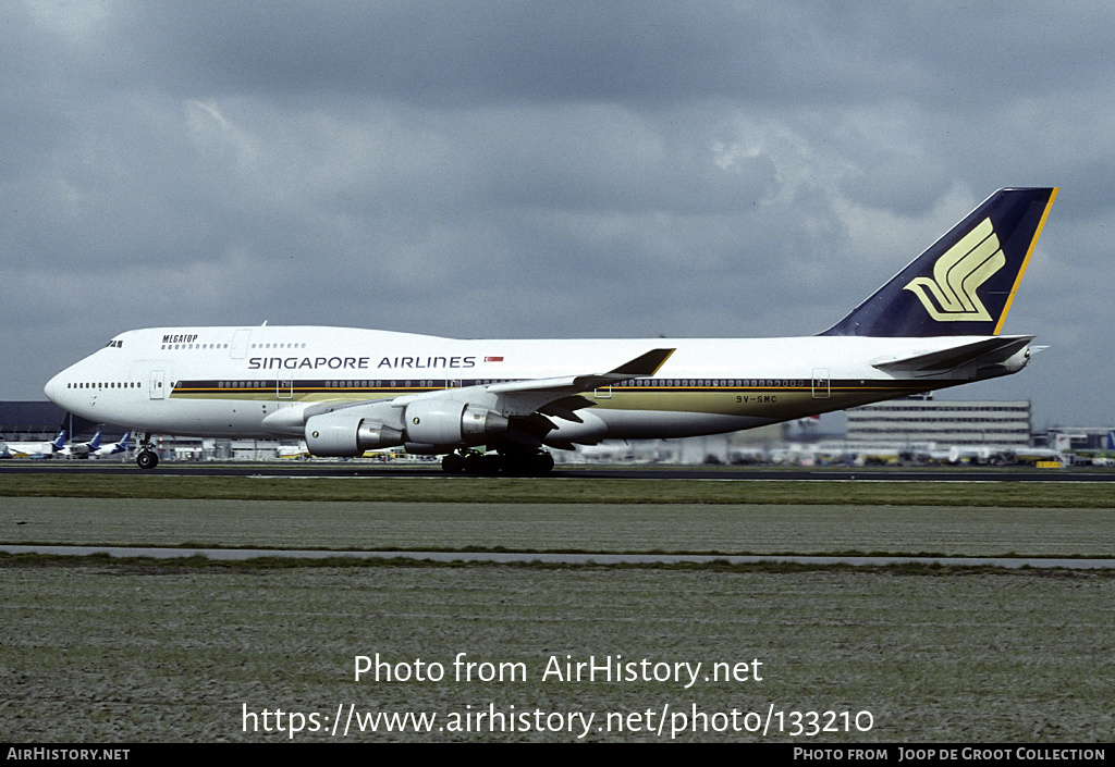 Aircraft Photo of 9V-SMC | Boeing 747-412 | Singapore Airlines | AirHistory.net #133210