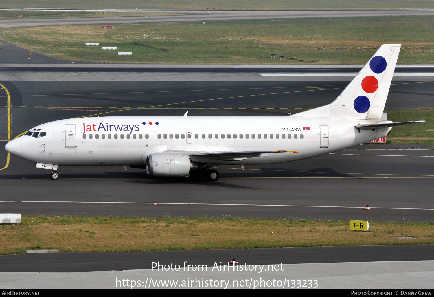 Aircraft Photo of YU-ANW | Boeing 737-3H9 | Jat Airways | AirHistory.net #133233