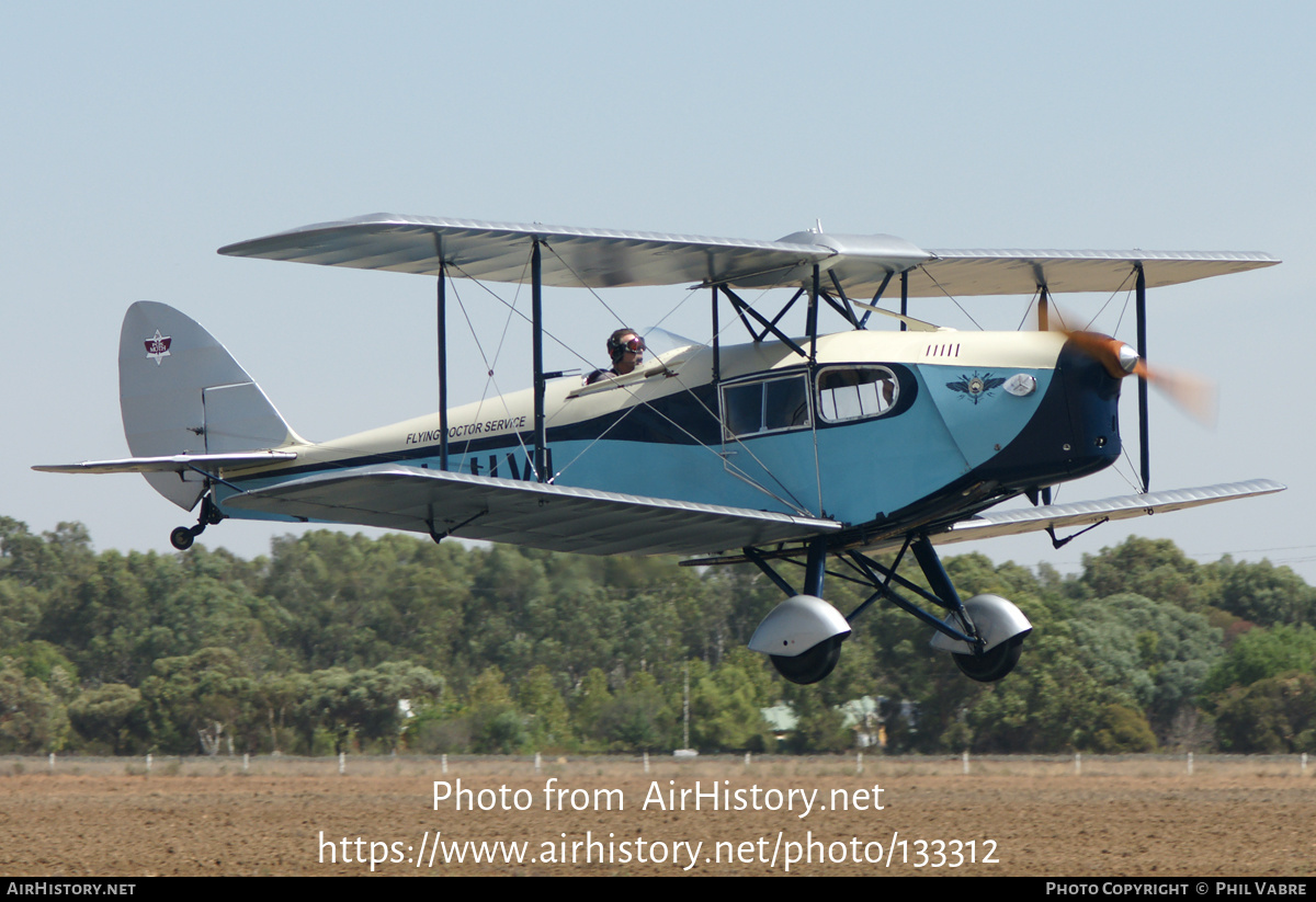 Aircraft Photo of VH-UVL | De Havilland D.H. 83 Fox Moth | Flying Doctor Service of Australia | AirHistory.net #133312