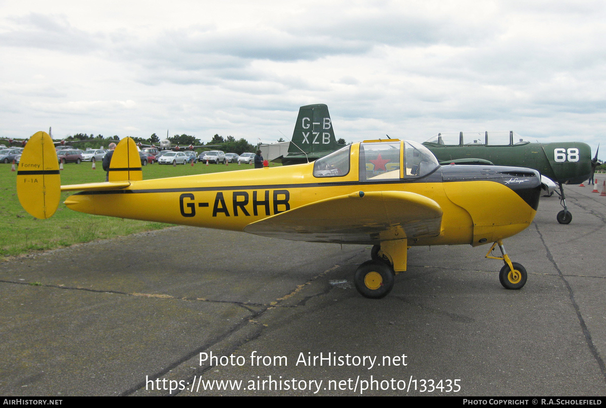 Aircraft Photo of G-ARHB | Forney F-1A Aircoupe | AirHistory.net #133435