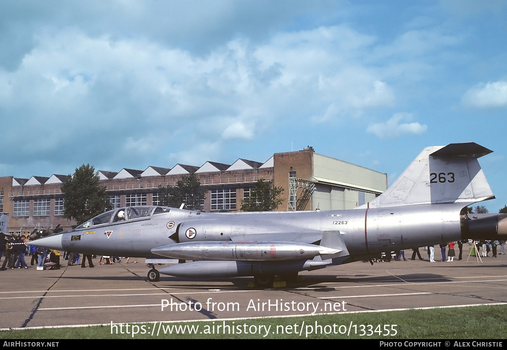 Aircraft Photo of 263 / 12263 | Lockheed TF-104G Starfighter | Norway - Air Force | AirHistory.net #133455