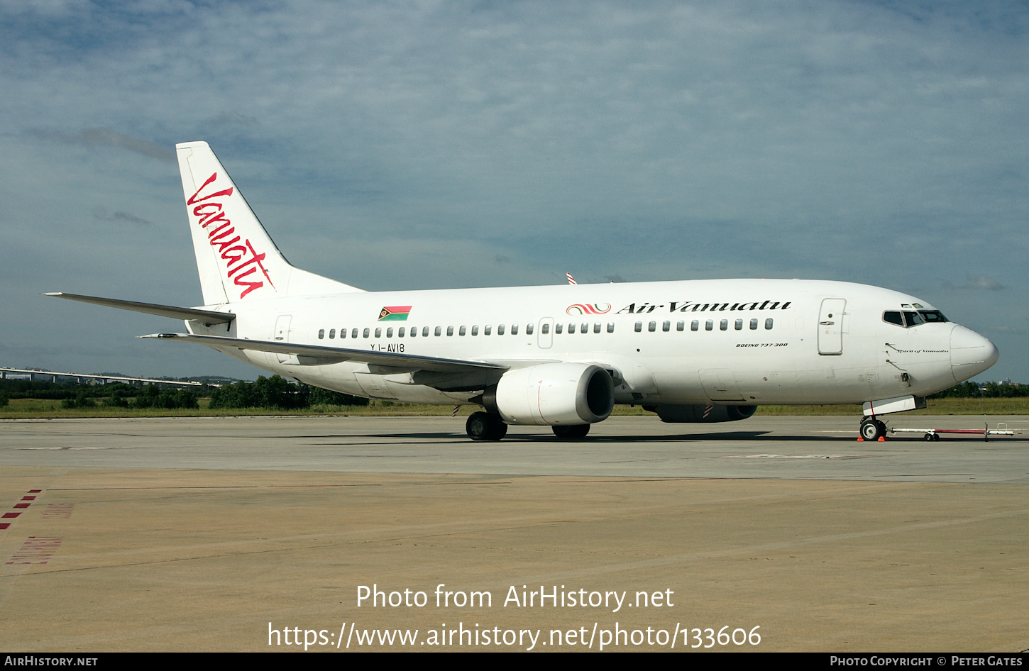 Aircraft Photo of YJ-AV18 | Boeing 737-3Q8 | Air Vanuatu | AirHistory.net #133606