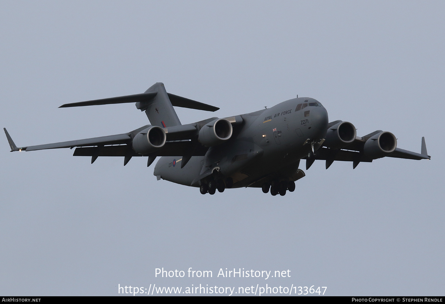 Aircraft Photo of ZZ171 | Boeing C-17A Globemaster III | UK - Air Force | AirHistory.net #133647