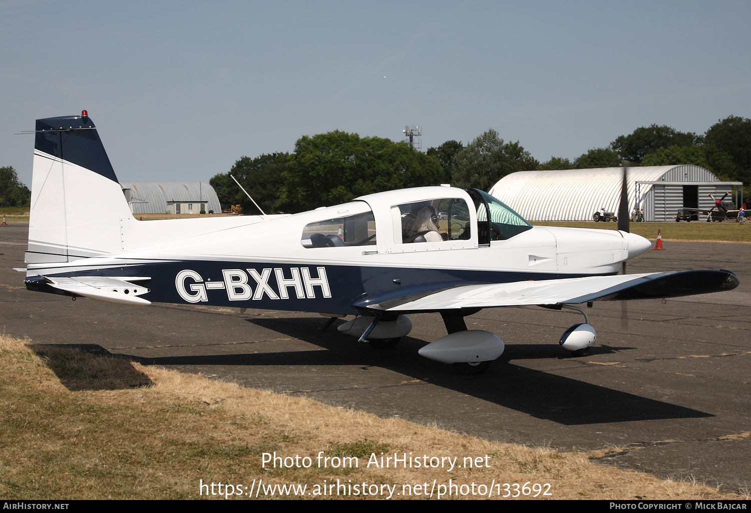 Aircraft Photo of G-BXHH | Grumman American AA-5A Cheetah | AirHistory.net #133692