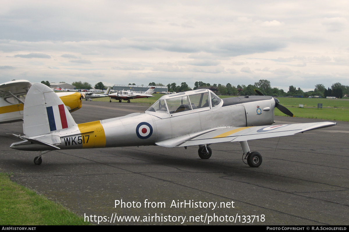 Aircraft Photo of G-ULAS / WK517 | De Havilland DHC-1 Chipmunk Mk22 | UK - Air Force | AirHistory.net #133718